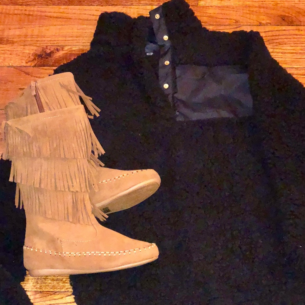 Youth Fringe Boots
